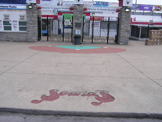 Entrance to Greer Stadium, Nashville, Tn.