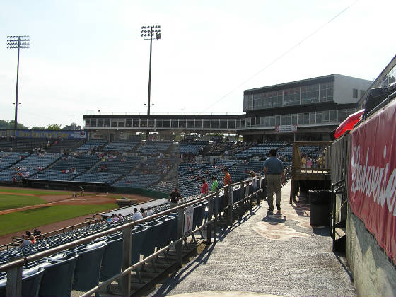 Greer Stadium - Looking Behind Home Plate