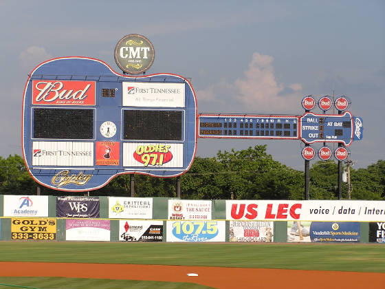 "The Scoreboard" Greer Stadium, Nashville, Tn