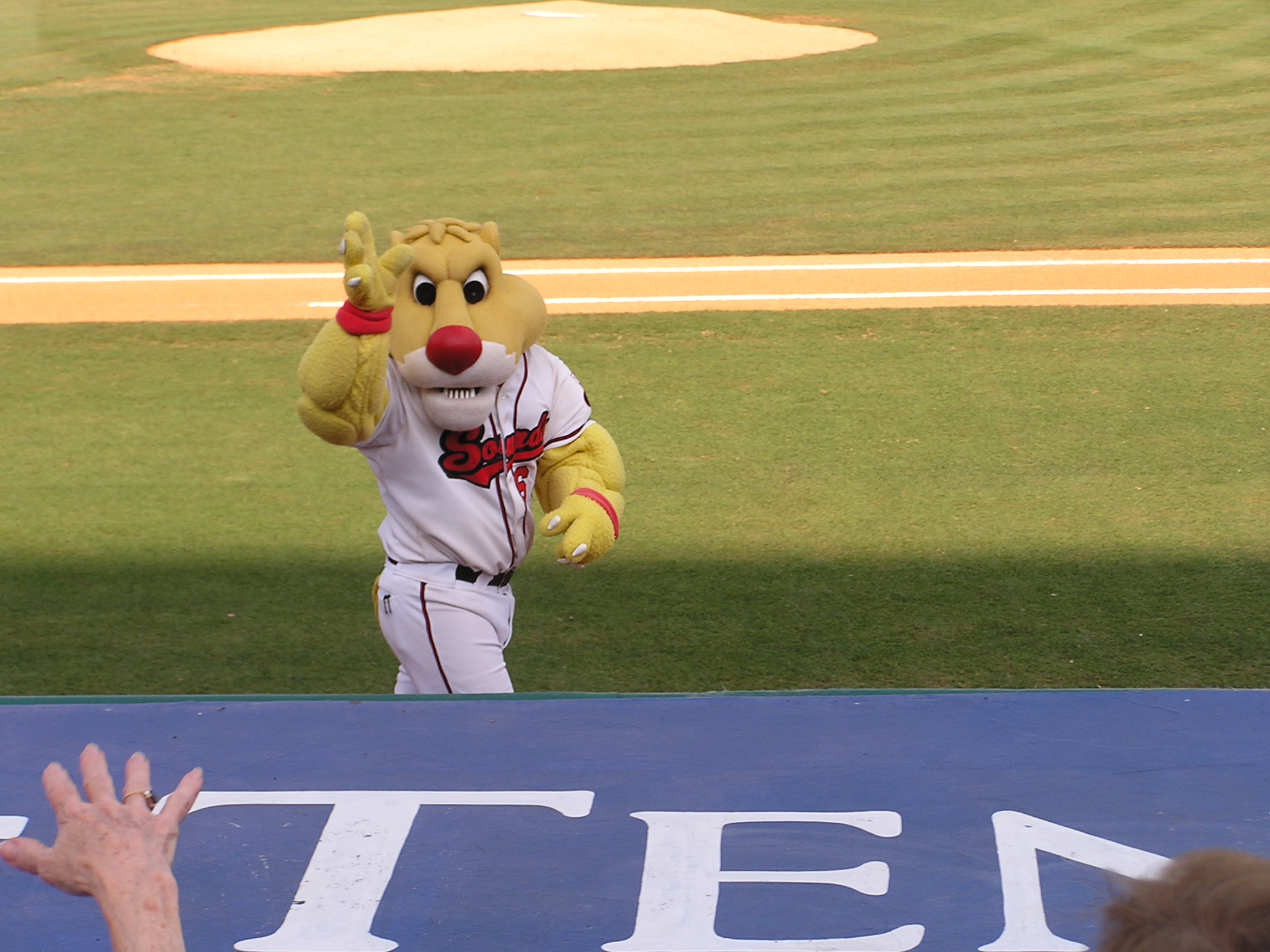 Ozzie - The Nashville Sounds Mascot-Greer Stadium