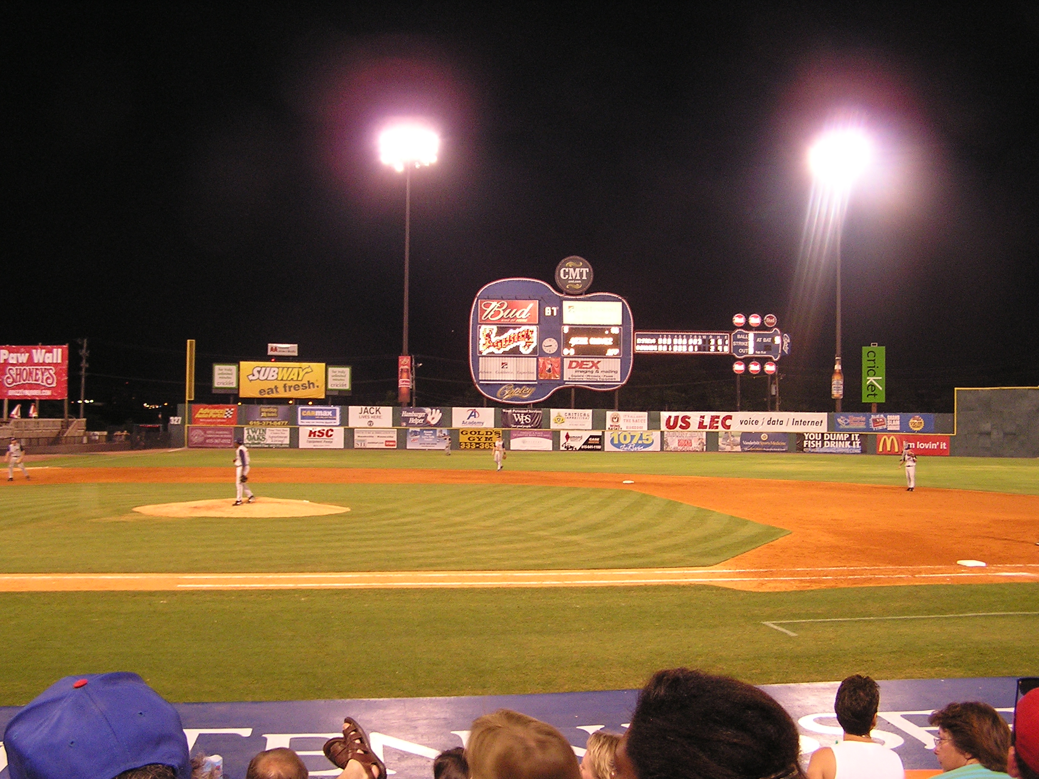 The Scoreboard - Greer Stadium, Nashville, Tn